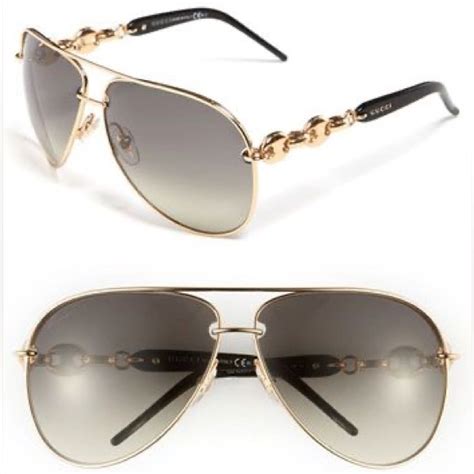 gucci 4225 wl4ae 63 11|Gucci Sunglasses Aviator GG 4225/S WL4AE 63mm Gold Black.